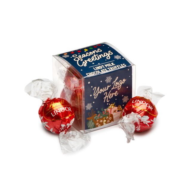 Winter Collection `25 – Clear Cube – Lindor Milk Chocolate Truffles