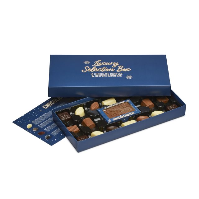 Winter Collection `25 – Selection Box – 18x Chocolate Truffles & Bar